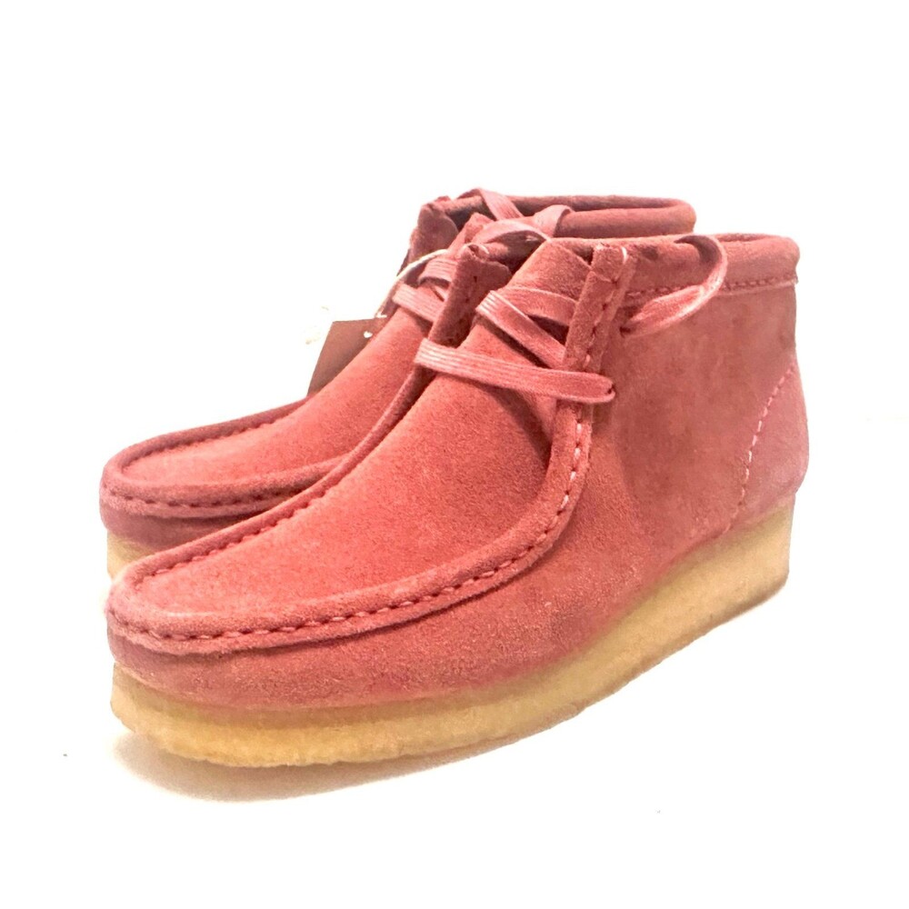 WALLABEE BOOT - ROSE PINK SUEDE 5.5 Clarks Original Style: 26168667 Shoes